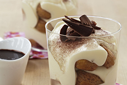 Tiramisu Trifle with Espresso Chocolate Sauce