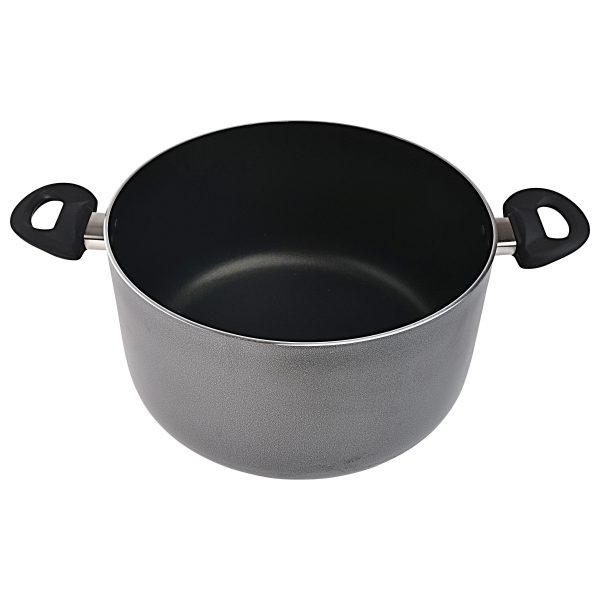 IMUSA Nonstick Dutch Oven with Glass Lid 10 Quart, Charcoal