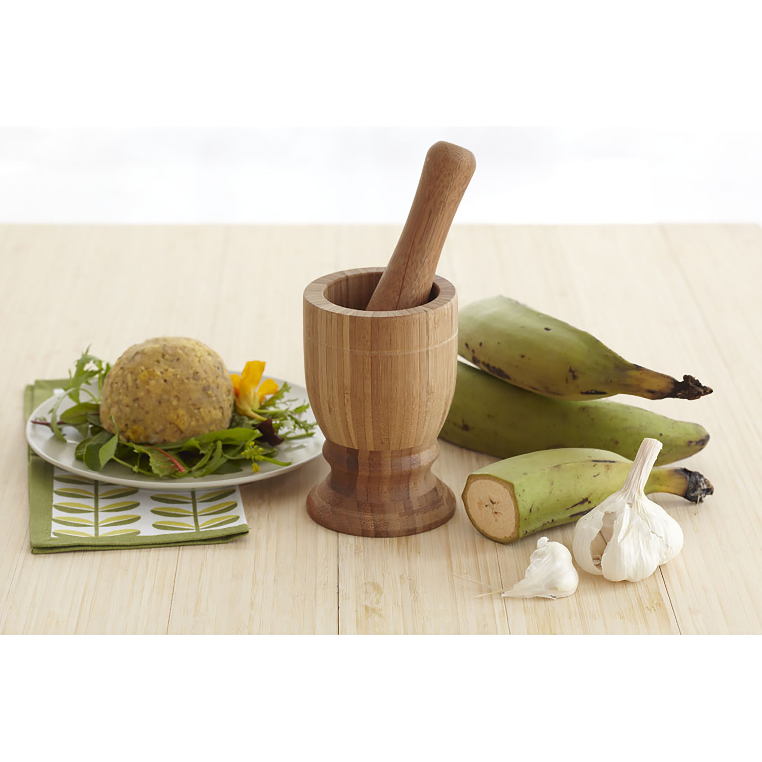 Imusa Wood Mortar with Pestle