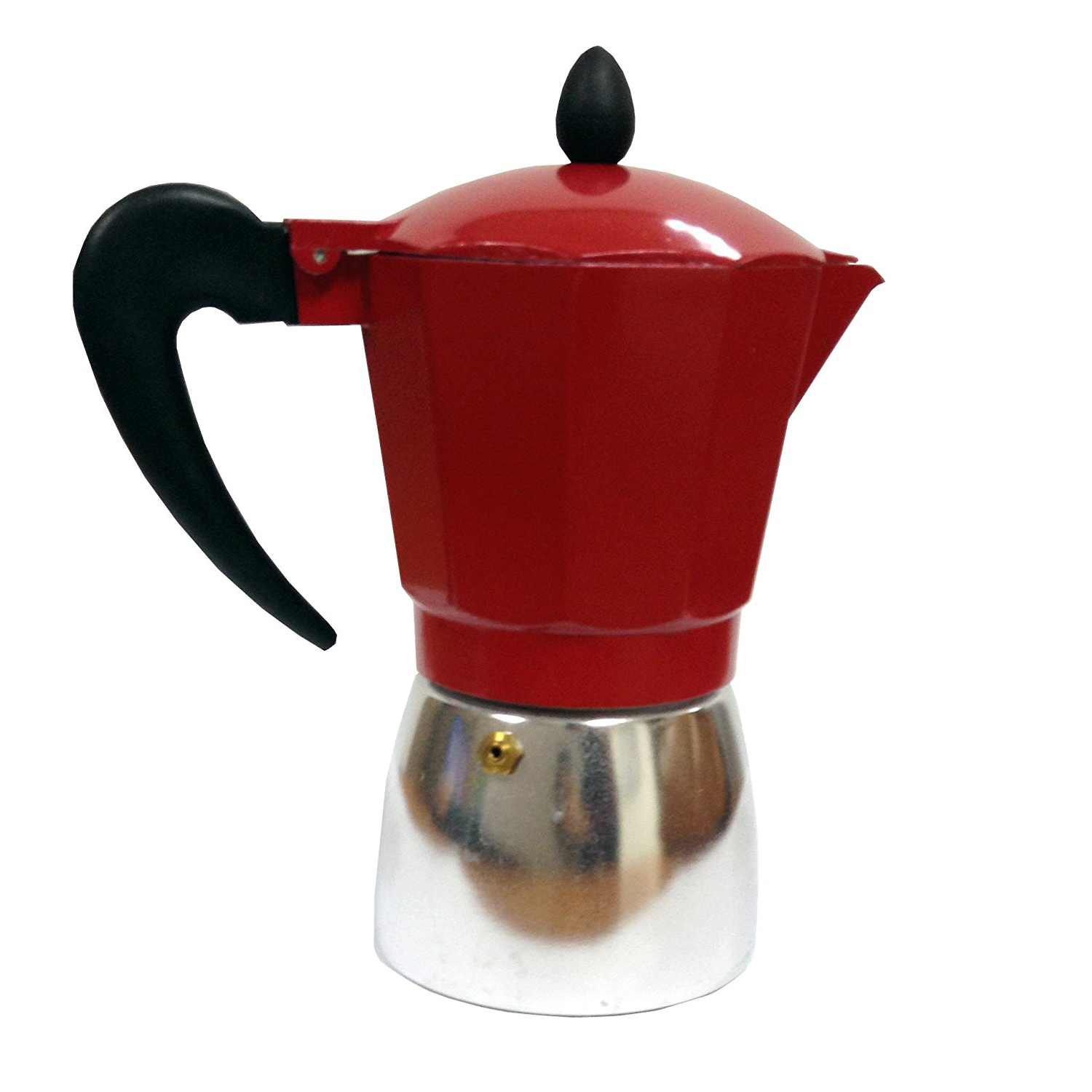 IMUSA IMUSA Aluminum Coffeemaker 6 Cup, Red - IMUSA