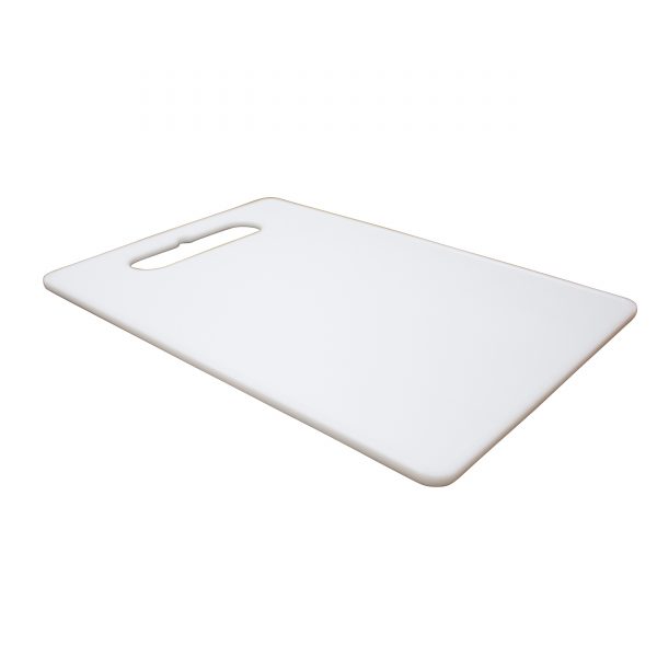 IMUSA Large Plastic Cutting Board, White