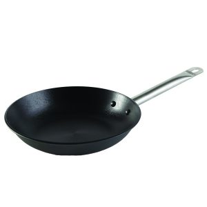 IMUSA Pre-Seasoned Light Cast Iron Saute Pan with Stainless Steel Handles 11 Inch, Black