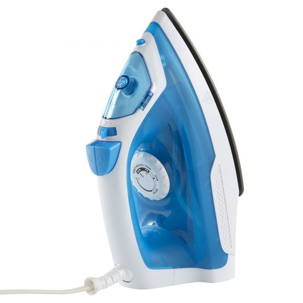 IMUSA Steam Iron with Nonstick Soleplate, Baby Blue/White