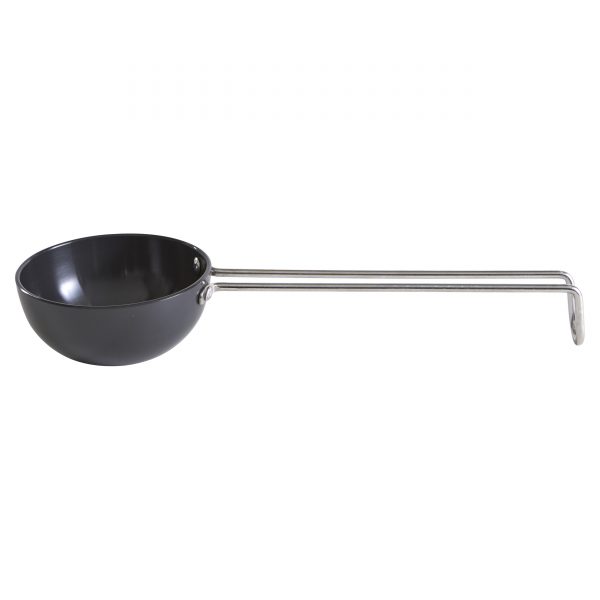 IMUSA Hard Anodized Aluminum Tadka Spice Heating Pan with Extra Long Handle 4.5 Inches, Black
