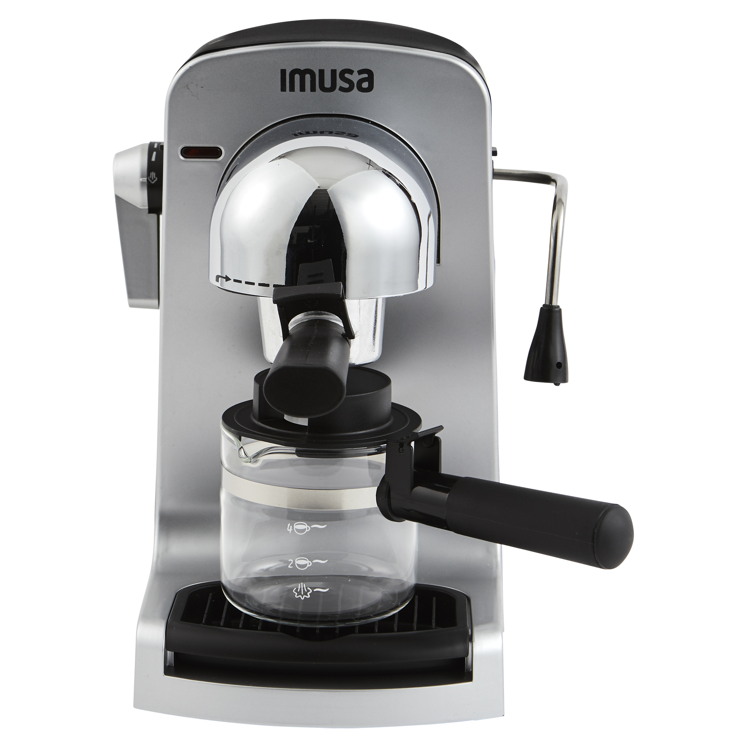 IMUSA IMUSA Electric Moka Maker 3 cup & 6 cup 480 Watts, White Speckled -  IMUSA