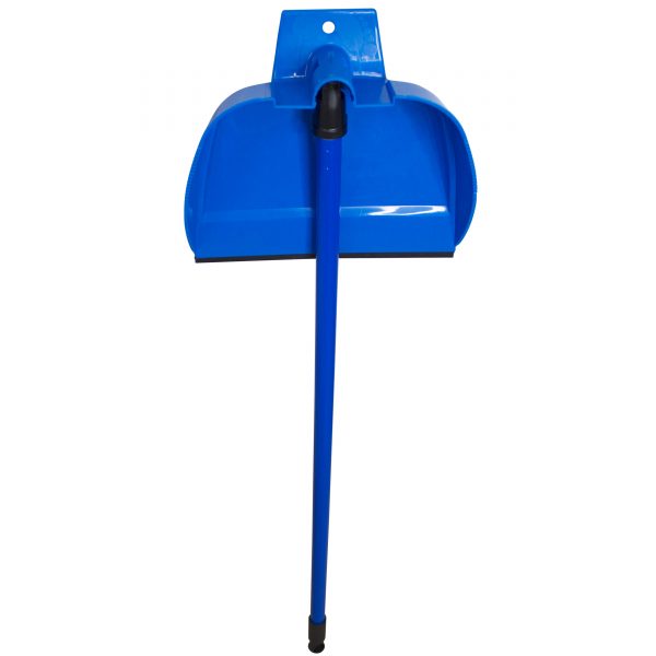 IMUSA Retractable Dustpan with Metal Handle, Blue