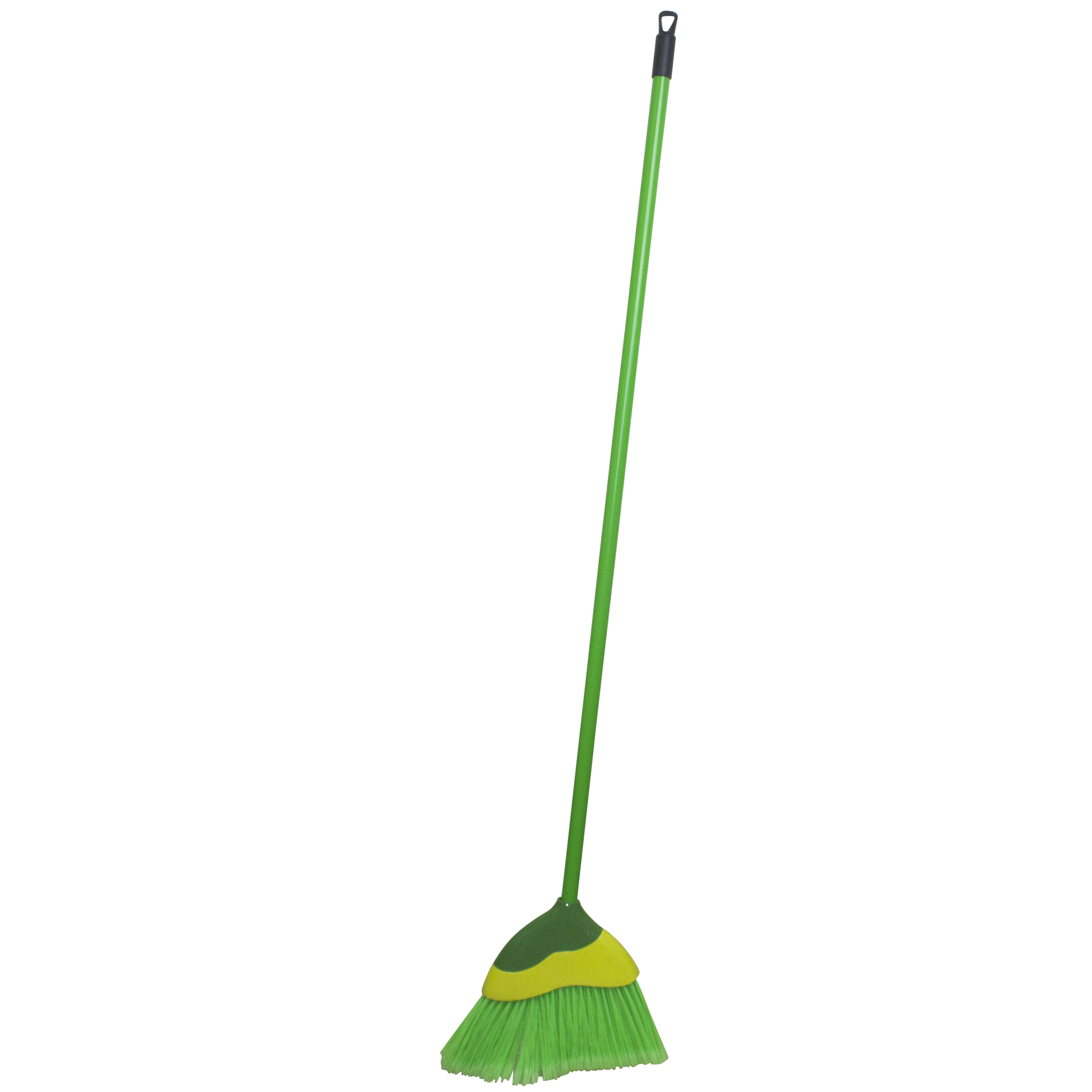IMUSA IMUSA Angled Broom with Metal Handle, Green - IMUSA