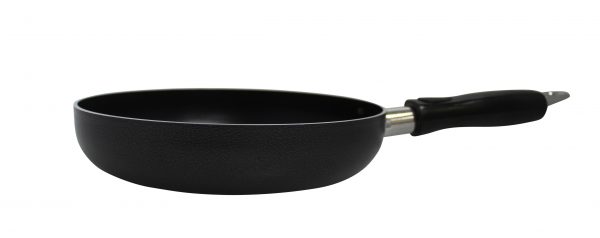 IMUSA Nonstick Hammered Finish Saute Pan 8 Inch, Black