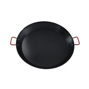 IMUSA 6" Carbon Steel Coated Coated Paella Pan with Red Handle