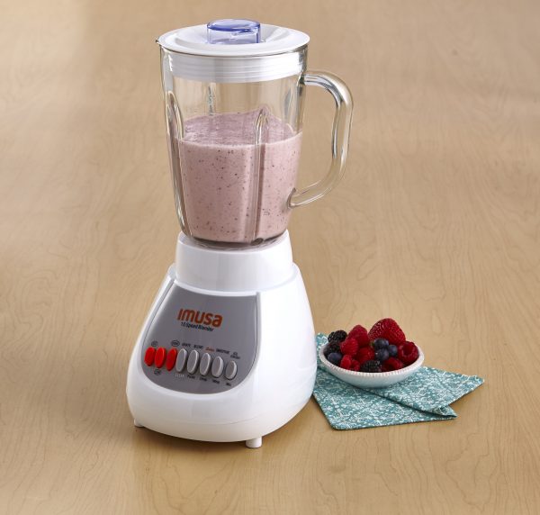 IMUSA Electric Blender 10 Speed 42 Ounces 350 Watts, White