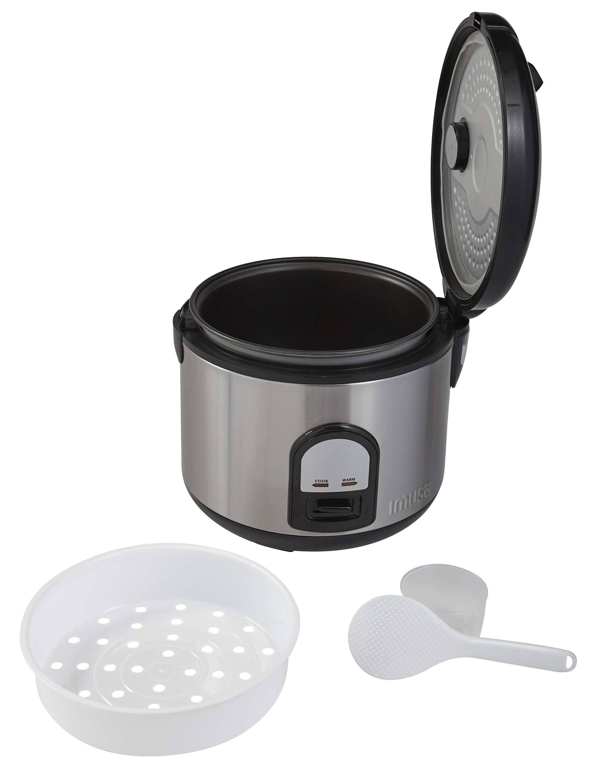 IMUSA IMUSA Electric Stainless Steel PTFE Nonstick Deluxe Rice