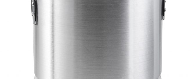IMUSA Aluminum Steamer with Lid 32 Quart, Silver