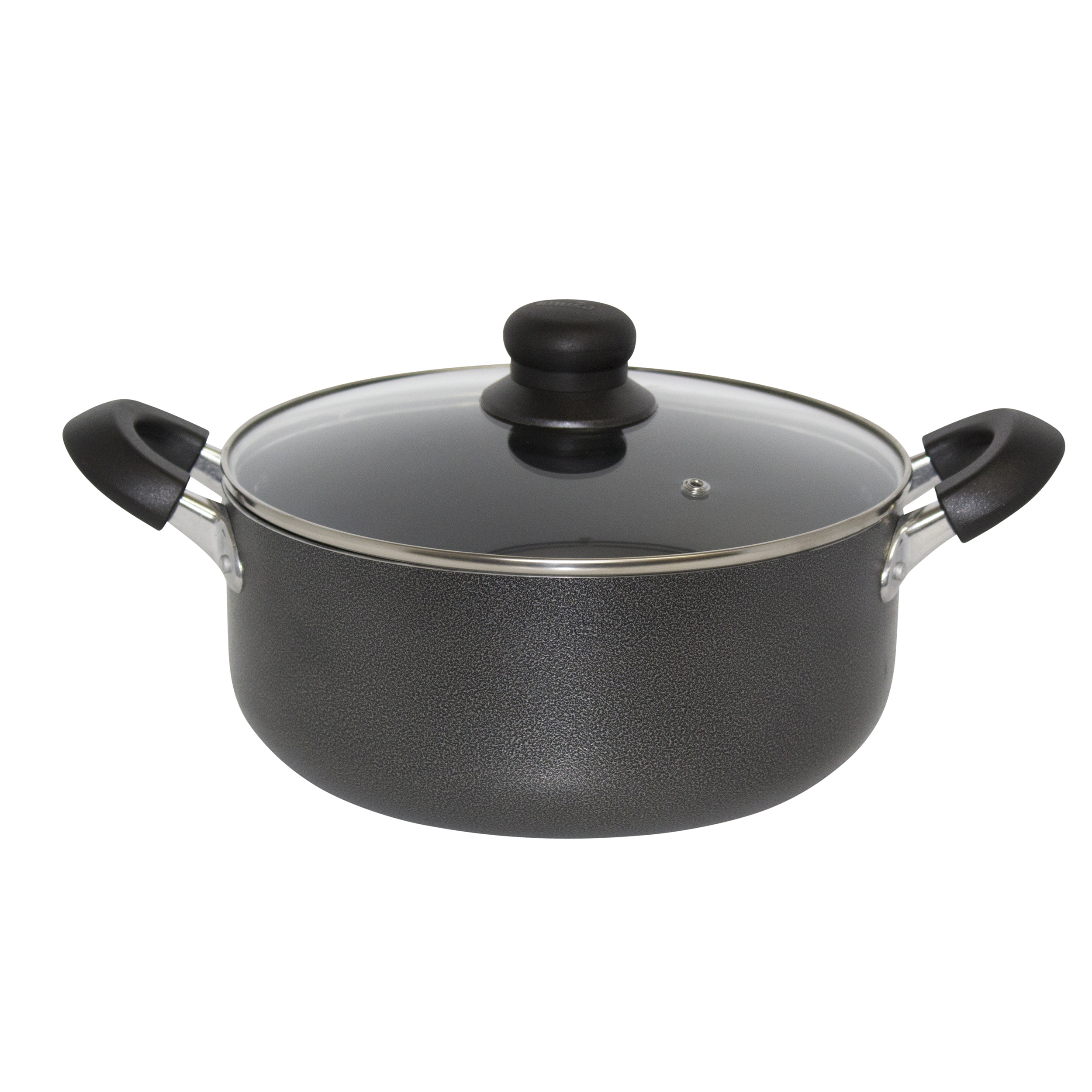 IMUSA IMUSA PTFE Nonstick Hammered Dutch Oven with Glass Lid 4.8 Quart -  IMUSA