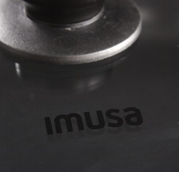 IMUSA Electric Nonstick Cast Aluminum Square Skillet 12 Inches 1200 Watts, Black