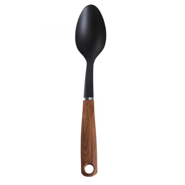 IMUSA Solid Spoon with Woodlook Handle