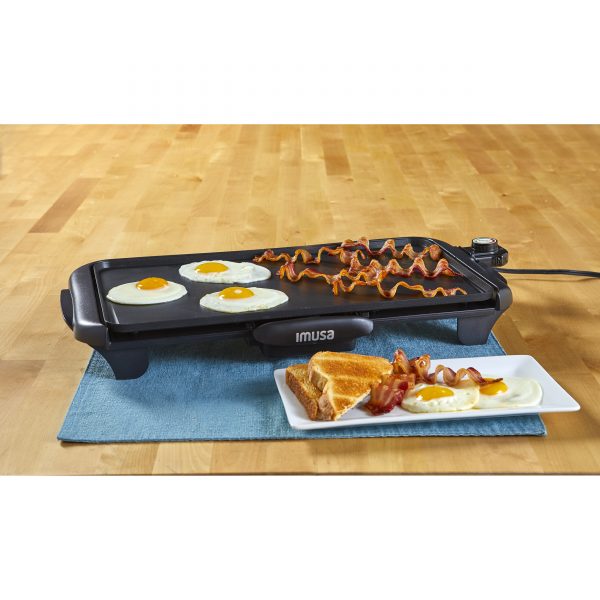 IMUSA Electric Griddle 19.5 Inches, Black