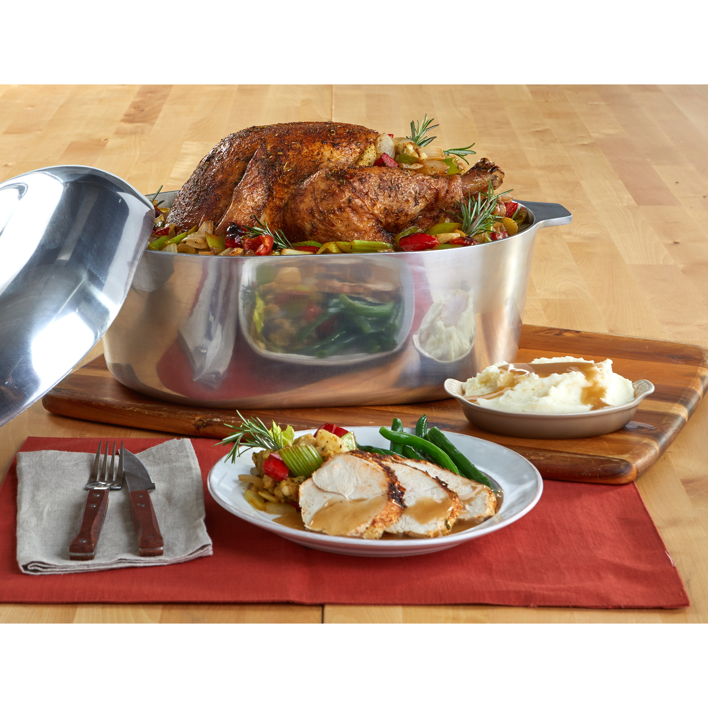 IMUSA USA Heavy Duty Large Cajun Roaster with Lid (Product Information) 