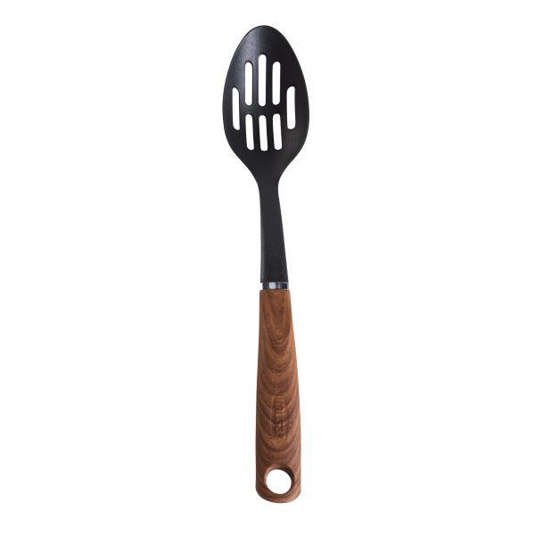 IMUSA Slotted Spoon with Woodlook Handle