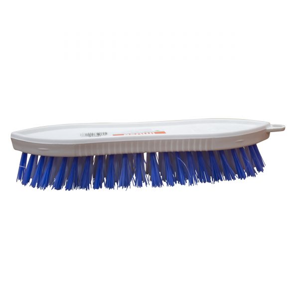 IMUSA Heavy Duty Scrub Brush, White/Blue