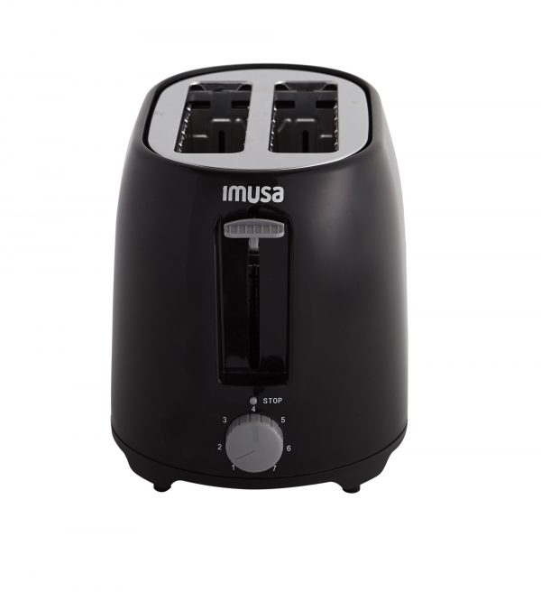 IMUSA Electric Basic Toaster 2 Slices 800 Watts, Black