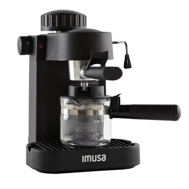 IMUSA 4cup Electric Espresso Cappuccino Maker, Black - Imusa
